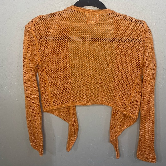 Women's Orange Sweater - Picture 4 of 4